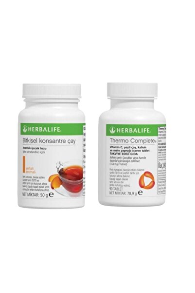 Herbalife Set 1 Adet Şeftali Çay 50 Gr, 1 Adet Thermo Complete