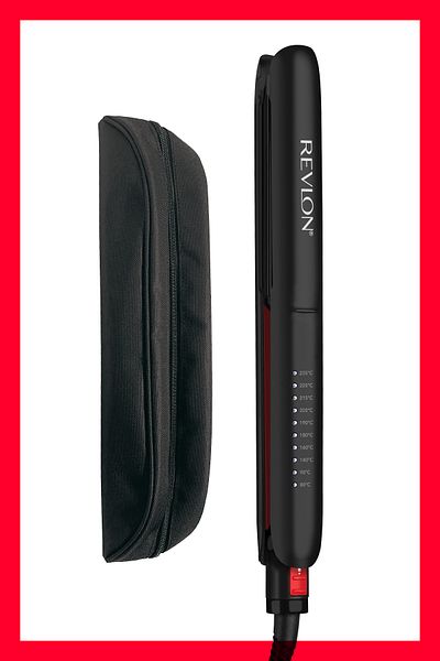 Revlon 25mm Hair Straightener with Coconut Oil + Travel Bag RVST2211PE