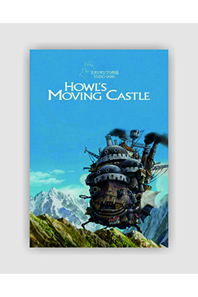 fırsatlar diyarı Howl's Moving Castle Yürüyen Şato Studio Ghibli Anime Duvar ...