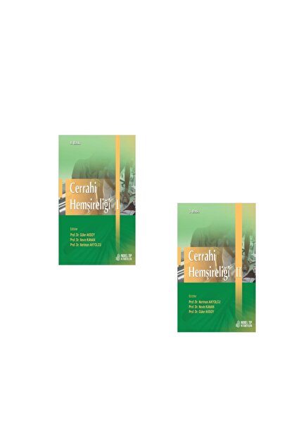 Nobel Tıp Kitabevleri Cerrahi Hemşireliği 1-2 Set Prof. Dr. Neriman Akyolcu