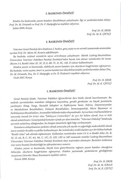 Nobel Tıp Kitabevleri Veteriner Genel Patoloji ( 8.basım )