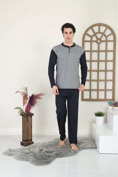 ŞİPKA 100% COTTON SUPERIOR JACQUARD MEN'S PAJAMA SET 1085