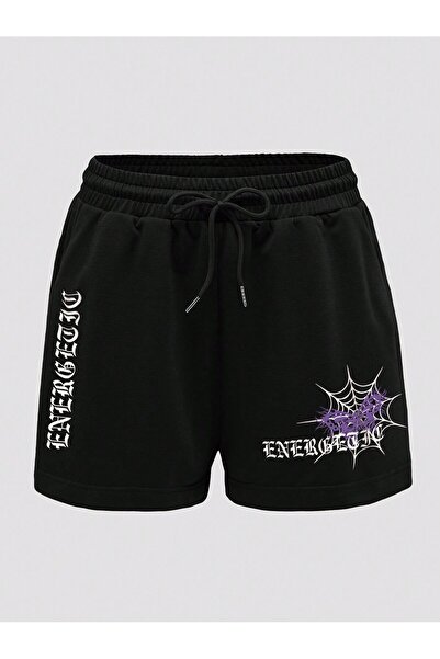 Adrift Pantaloni scurți Coolane Letter Graphic Drawstring