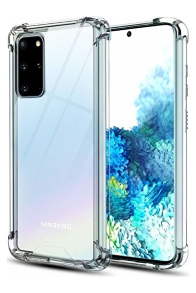 ZM STORE جراب سامسونج جالاكسي S20 بلس نيترو مضاد للصدمات غطاء سيليكون شفاف ناعم