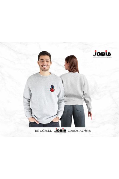 Jobia Outdoors Γυναικείο Ανδρικό Spiderman Hello Kitty με στάμπα Lover Combination Crew Neck 3 νήματα ράστερ 2 λίτρων