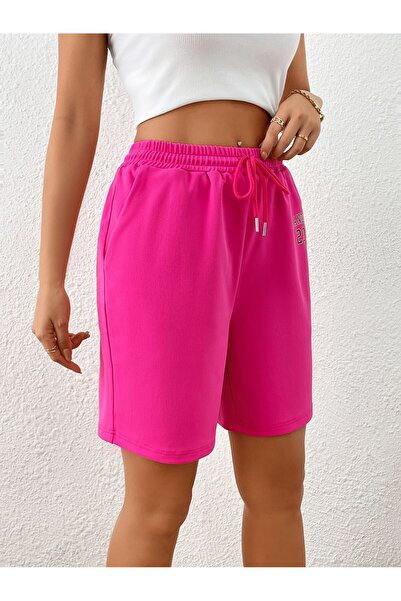 Adrift Coolane Letter Graphic Drawstring Waist Track Şort