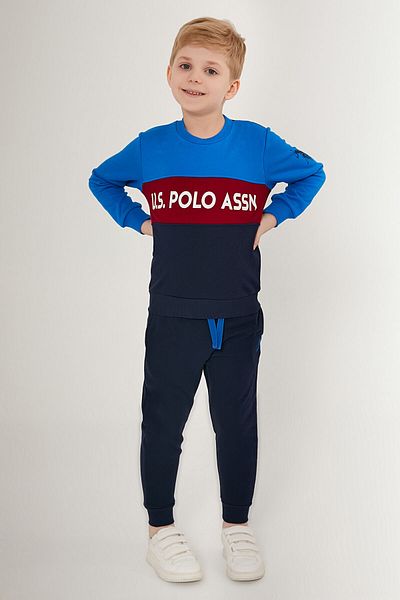 U.S. Polo Assn. US Polo AssnBlue Boy's Tracksuit Set