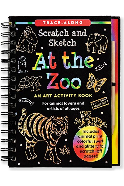 Peter Pauper Press Scratch & Sketch at the Zoo Dig & Learn Zoo