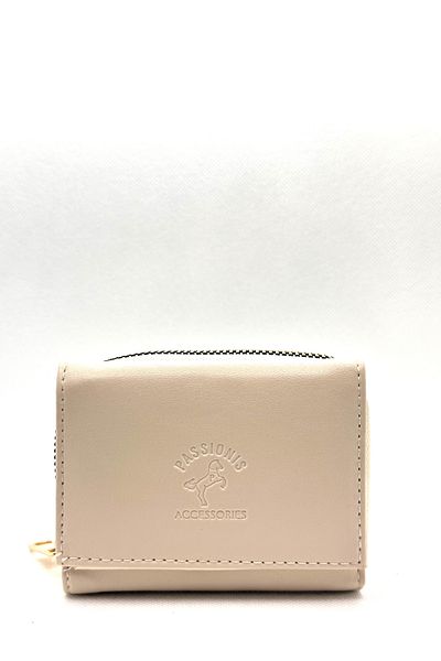 sinbEsg Special Design Stylish Women's Wallet with Snap Fasten Coin Compartment Zippered Card Holder