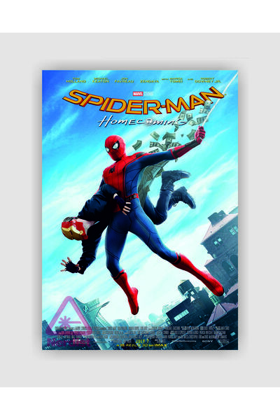 fırsatlar diyarı Spider Man Homecoming (2017) Film Duvar Posteri - Kalın Kağı...