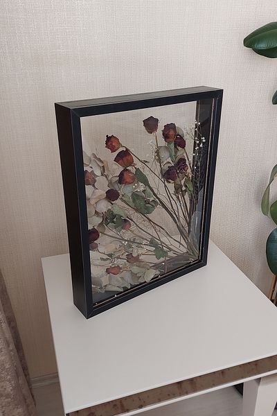 Verda Çerçeve 40x50 Cm Reversible Deep Rose Frame!Bridal Bouquet Frame!