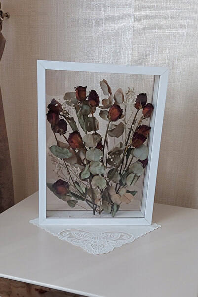Verda Çerçeve 30x40 cm Reversible Memory Frame!Rose Box Transparent Rose Box