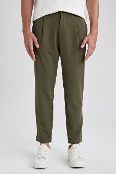 DeFacto Crop Straight Leg Trousers A9061ax23hs