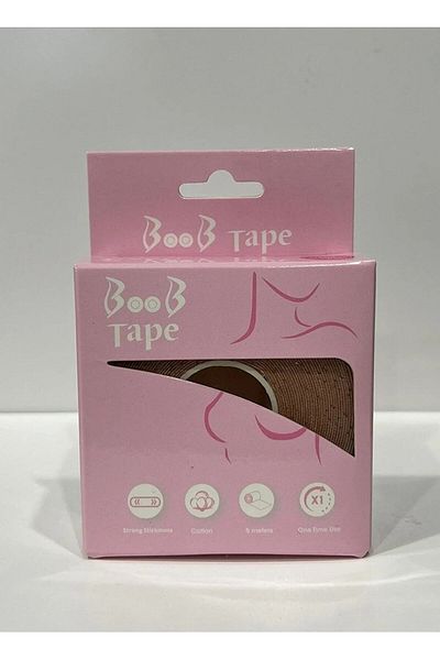 BOOB TAPE Skin Colour Lifter and Styling Tape - 10 Pieces (2,5 cm x 5 m)