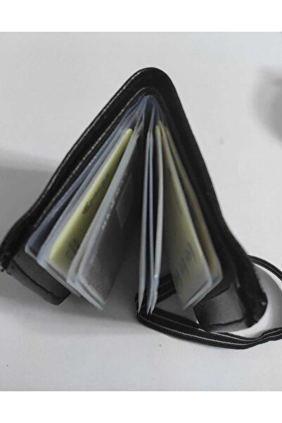 firdevsi hobi Vertical Elastic Transparent Card Holder Wallet