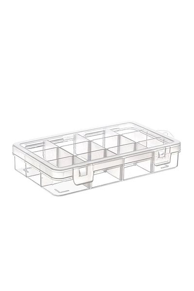 Hayal Sepeti 12 Compartment Organizer Box with Lid 20x10x3 cm
