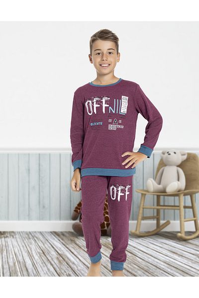 ERTA GOLD Boy 3/10 Years Old Winter Thick Pajamas Set