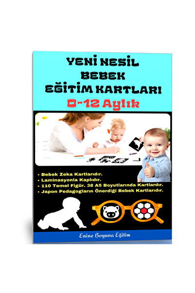 Enine Boyuna Eğitim الجيل الجديد من بطاقات الذكاء لتدريب الأطفال من 0 إلى 12 ...