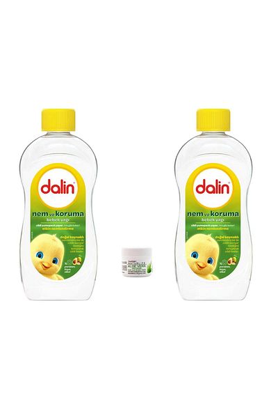 Dalin Moisture and Protection Baby Oil 300 ml 2x pieces + hand and face moisturizing cream gift