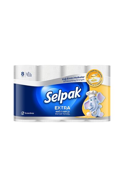 Selpak Extra Towel Paper 8 Rolls