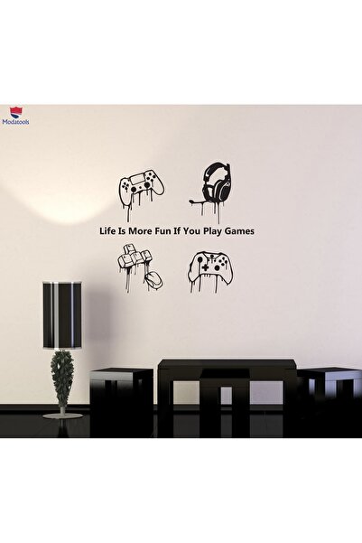 Modatools Oyun Bölgesi Duvar Sticker Oyuncu Alıntısı Genç Odası İçi Oyun Sana...