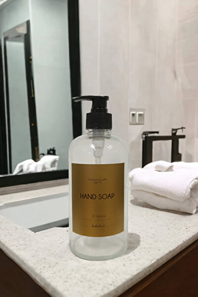 Binbirdemet Прозрачен стъклен дозатор за течен сапун