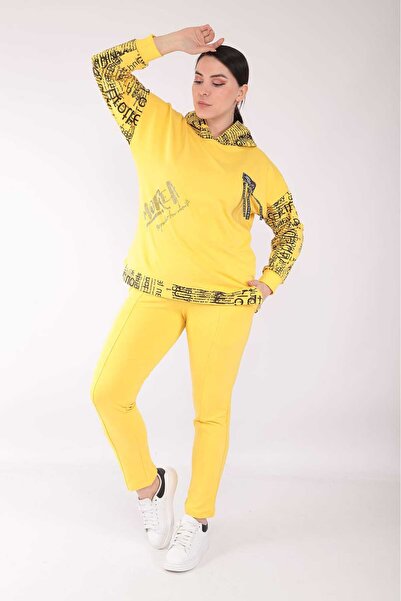 Oversize 2 Iplik Pamuklu Şık Kadın Sweatshirt