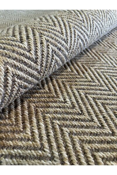 SEYRAN HALI DOĞAL MALZEMDEN ÜRETİLEN ÜST KALİTE JUT HALI (160X160 YUVARLAK ST...