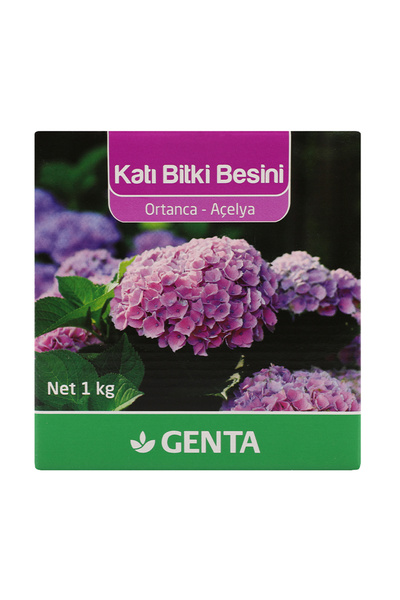 Genta Ortanca Ve Açelya Katı Bitki Besini Gübre 1 Kg