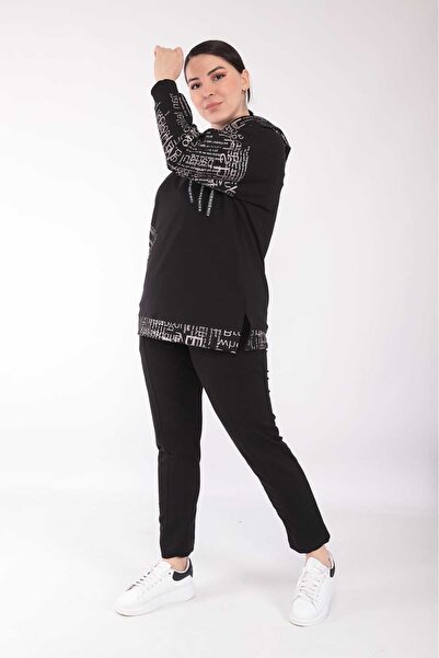 Oversize 2 Iplik Pamuklu Şık Kadın Sweatshirt