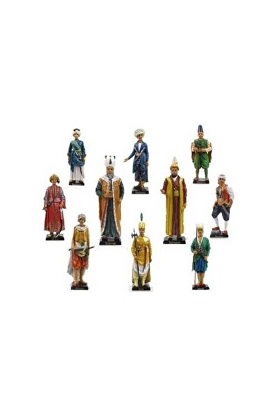 ehobim Veronese Metal El Boyaması Osmanlı Padişahı ve Askerleri Seti