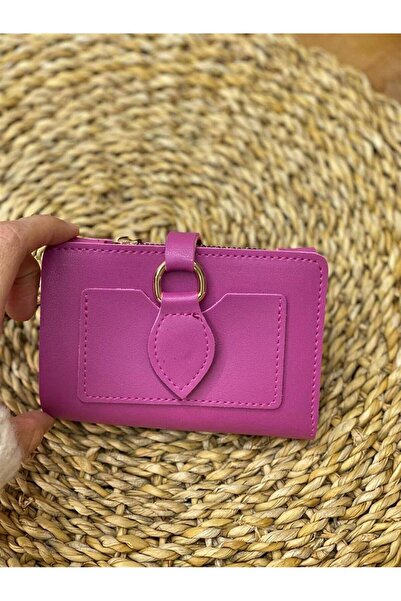 Everglow Jewelry Portofel de damă cu cataramă și închidere cu snap roz