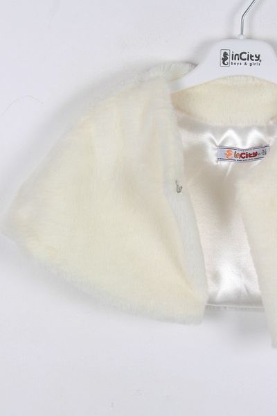 incity Girl's Plush Bolero