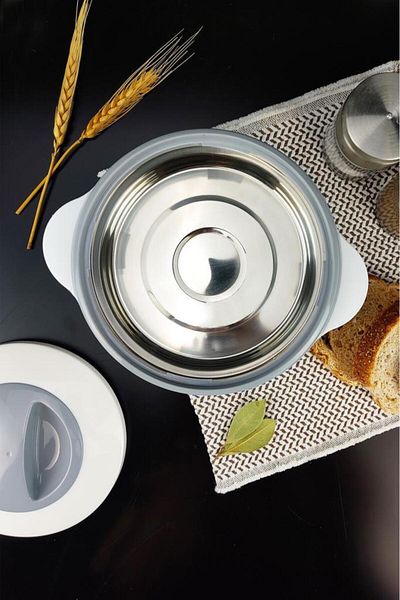 Digithome Food Thermos with Stainless Steel Chamber 1000 ml White - Ckr3149 C320.025