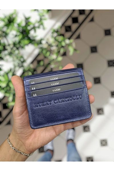 Visso leather VİSSO 657 Γνήσιο δέρμα αγελάδας Μαγνήτης BAY Θήκη κάρτας Πορτοφόλι Πορτοφόλι ΚΟΜΨΗ ΧΕΡΙΤΣΑΝΤΑ