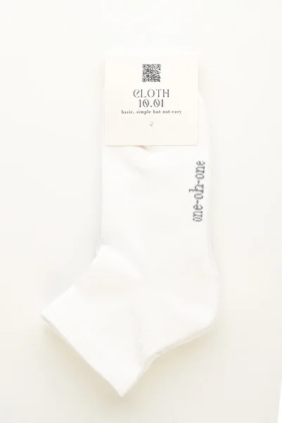 Cloth 1001 Pack of 2 Cotton Short Sports Socks (TENNIS SOCKS)