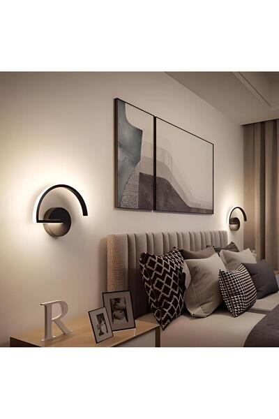 MİNEL DEKOR LED LIGHTING MİNEL DEKOR VIGO MODEL LED APLİK , BEYAZ IŞIK YATAK BAŞI APLİK, MODERN DEKORATİF AYDINLATMA AVİZE