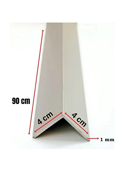 GÜLOĞLU Köşe Profili Alüminyum Köşebent L Profil ( 4 cm X 4 cm X 90 cm)