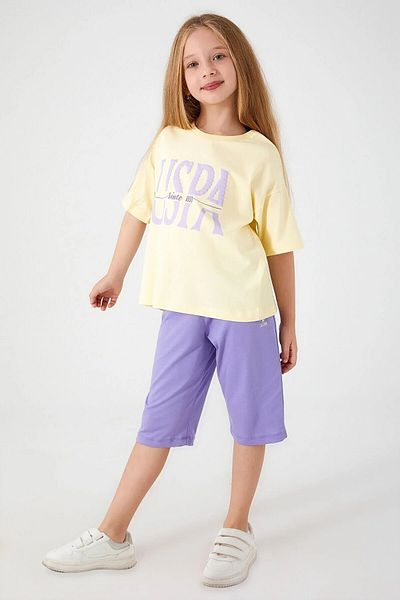 U.S. Polo Assn. US POLO 100% ΒΑΜΒΑΚΙ ΚΟΡΙΤΣΙ ΣΕΡΒΙΤΟΡΟΣ ΑΓΟΡΙ KARI SUIT 1416