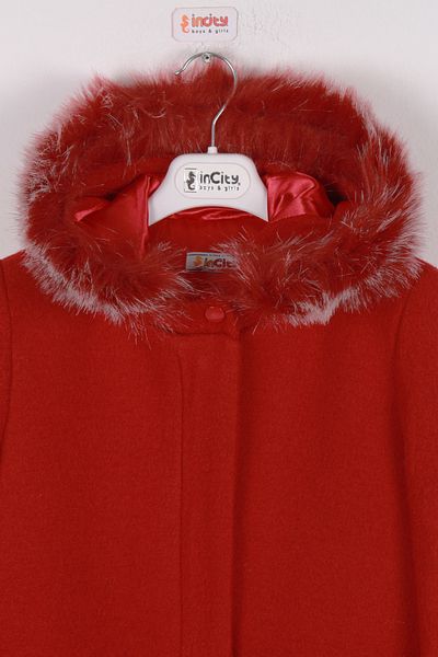 incity Girl's Wool Stamp Coat
