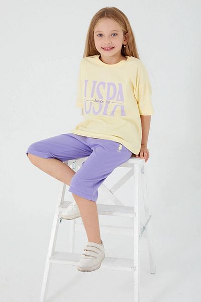U.S. Polo Assn. US POLO 100% ΒΑΜΒΑΚΙ ΚΟΡΙΤΣΙ ΣΕΡΒΙΤΟΡΟΣ ΑΓΟΡΙ KARI SUIT 1416