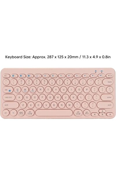 Alfa MEC Tüm Cihazlara K380 Taşınabilir Ulta-ince Kablosuz Bluetooth Türkçe Q Klavye