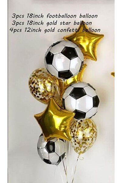 MERİ PARTİ FOOTBALL BALL FOIL BALLOON CONCEPT BALLOON SET