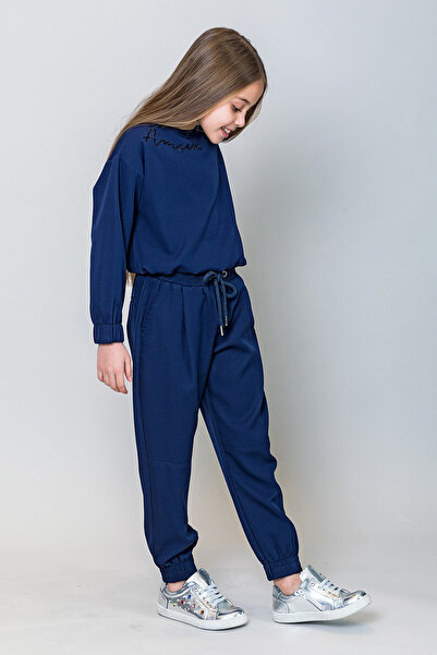 incity Girl's Long Sleeve Amore Sequin Detailed Blouse