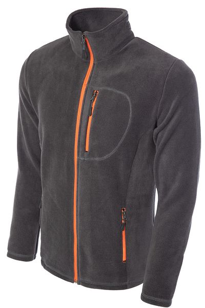 GHASSY CO. Men's Pro Windproof 5-Pocket Outdoor Full Zipper Fleece Jacket