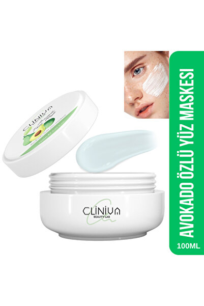 cliniva Siyah Nokta, Sivilce, Gözenek Sıkılaştırıcı Avokado Özlü Yüz Maskesi 150ml