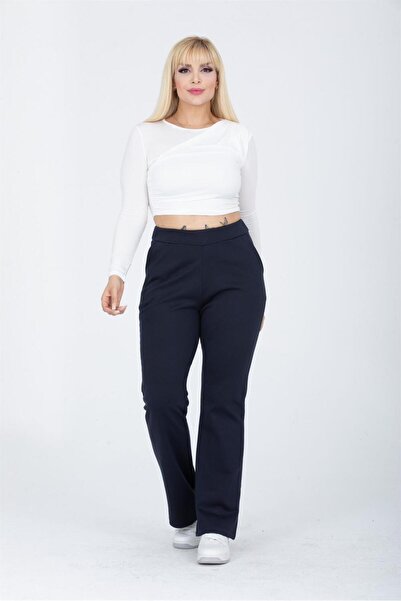 EMEZ Navy Blue Pocket Steel Fabric Trousers