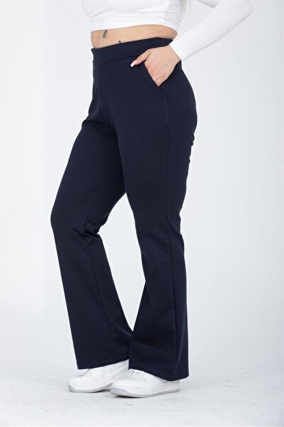 EMEZ Navy Blue Pocket Steel Fabric Trousers