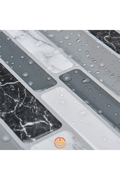 TechnoSmart 1adet 3d Kendinden Yapışkanlı 30cm×30cm Kaplama Mozaik Görünüm Duvar Sticker Mutfak