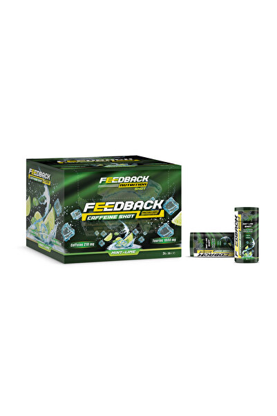 Feedback Nutrition Caffeine Shot 24*30 Ml 24 Servis Nane-Limon Aromalı